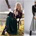 Zimske suknje - moderni dugi i topli modeli Jednostavan stil tople suknje