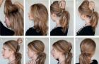 DIY pričeske za dolge lase za vsak dan