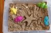 Кинетичен пясък и пясъчник за деца - снимки и цени