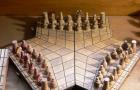 Šah za tri - pravila, kako se igra, razpored Pravila za eno od možnosti