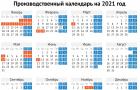 Official holidays and weekends in Russia